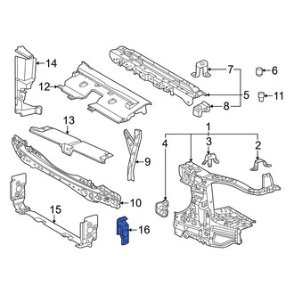Toyota OE - Front Left Headlight Bracket