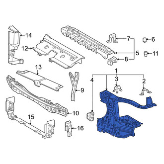 Toyota OE - Front Left Radiator Support Panel