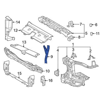 Toyota OE - Front Hood Latch Support