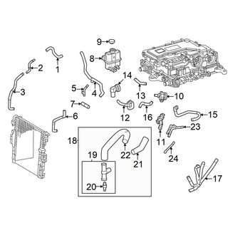 Toyota OE - Inverter Cooling Components