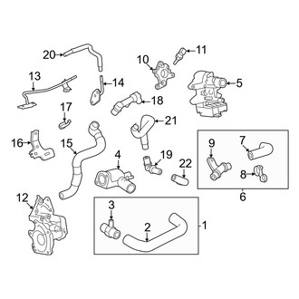 Toyota OE - Cooling - Hoses & Lines