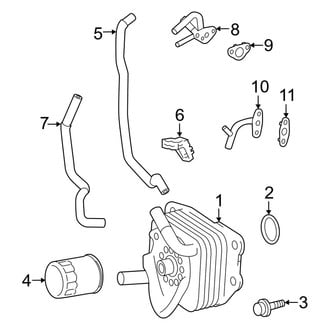 Toyota OE - Cooling - Engine Oil Cooler