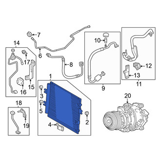 Toyota OE - A/C Condenser