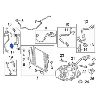 Toyota OE - A/C Refrigerant Line Clamp