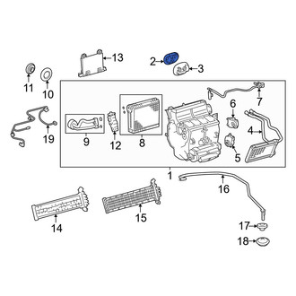 Toyota OE - HVAC Unit Case Grommet
