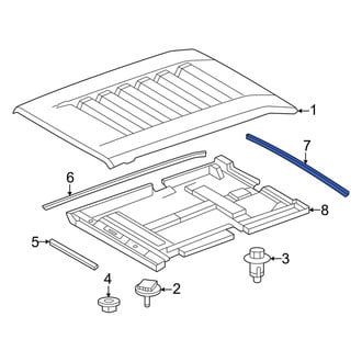 Toyota OE - Rear Hood Scoop Seal