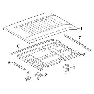 Toyota OE - Hood - Exterior Trim
