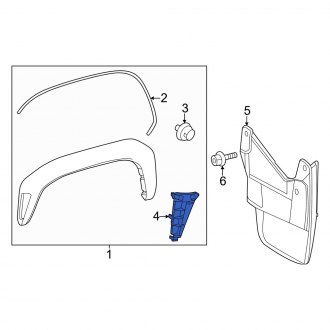 Toyota OE - Front Left Brake Air Duct