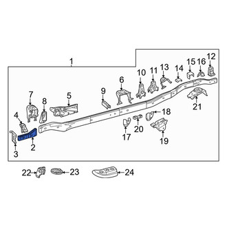 Toyota OE - Right Frame Rail End