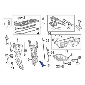 Toyota OE - Engine Timing Cover Gasket