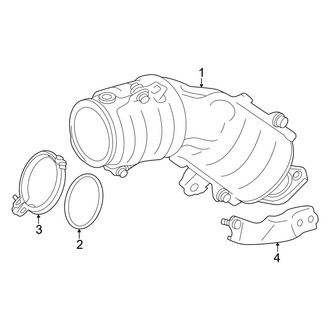Toyota OE - Exhaust System - Exhaust Components (Catalytic Converter)