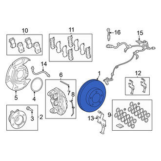 Toyota OE - Front Disc Brake Rotor