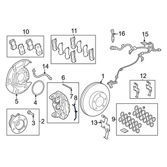 Toyota OE - Front Disc Brake Anti-Rattle Clip