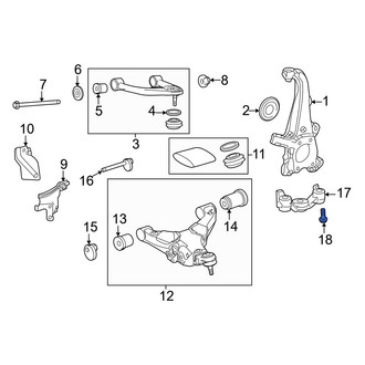 Toyota OE - Suspension Control Arm Bolt