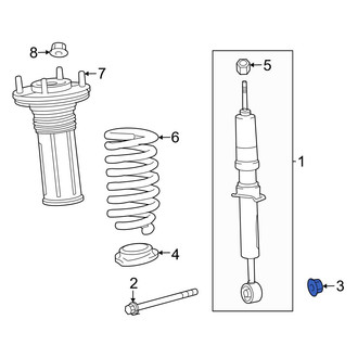 Toyota OE - Front Lower Suspension Strut Nut
