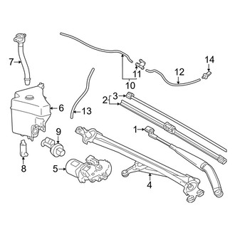 Toyota OE - Windshield - Wiper & Washer Components