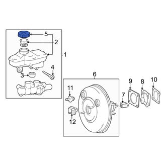 Toyota OE - Brake Master Cylinder Reservoir Cap