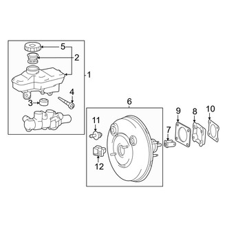 Toyota OE - Cab - Components on Dash Panel