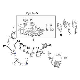Toyota OE - Brake Hydraulic Hose Lock Clip