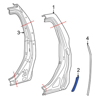 Toyota OE - Left Stone Guard
