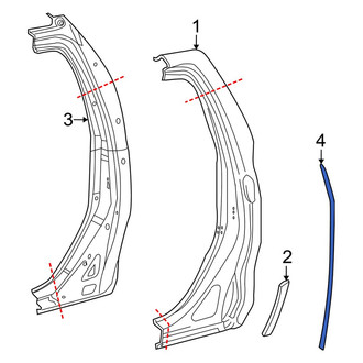 Toyota OE - Left Side Body Trim Protector