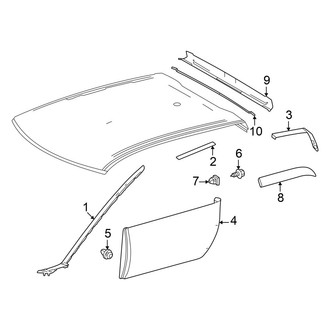 Toyota OE - Cab - Exterior Trim (Access Cab)