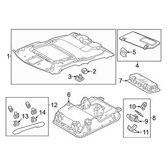 Toyota OE - Cab - Headliner (W/O Sunroof), (Double Cab)