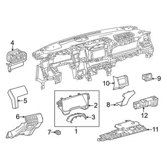 Toyota OE - Instrument Panel Components (Driver Side)