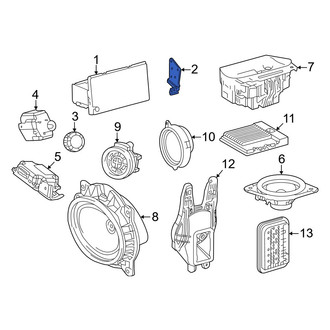 Toyota OE - Left GPS Navigation System Bracket