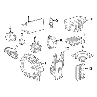Toyota OE - Instrument Panel - Sound System