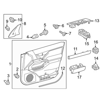 Toyota OE - Front Door - Interior Trim