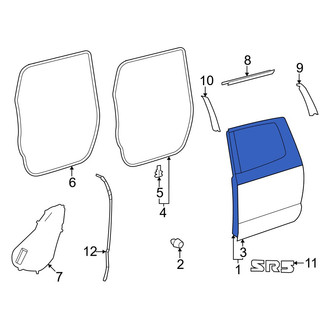 Toyota OE - Rear Left Door Plug