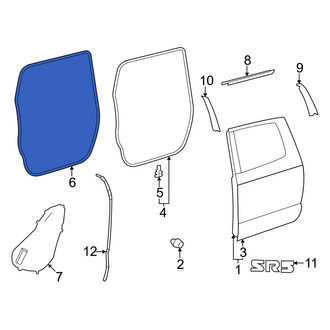 Toyota OE - Front Left Outer Door Seal