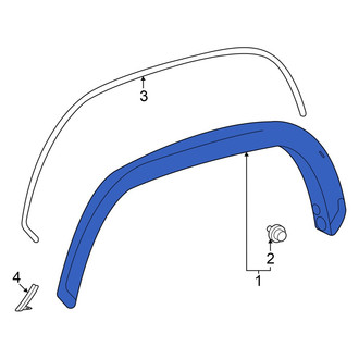 Toyota OE - Rear Left Wheel Arch Molding