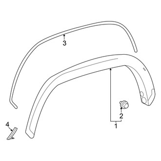 Toyota OE - Pick Up Box - Exterior Moldings (6 Foot Box, with Body Color Moldings), (TRD Sport)