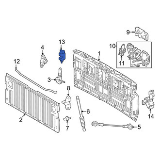 Toyota OE - Rear Left Tailgate Latch