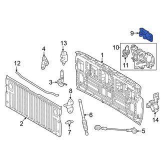 Toyota OE - Rear Outer Tailgate Handle