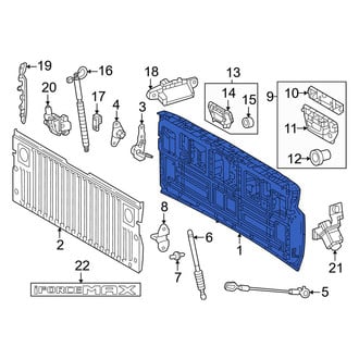 Toyota OE - Rear Tailgate