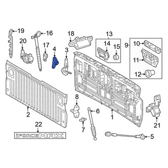 Toyota OE - Rear Left Outer Tailgate Hinge