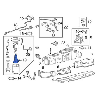 Toyota OE - Fuel Pump and Strainer Set