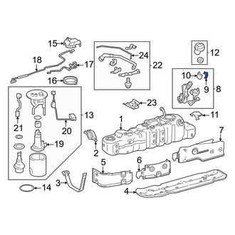 Toyota OE - Fuel Filler Neck Clamp