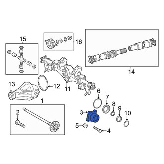 Toyota OE - Rear Left Wheel Bearing and Hub Assembly