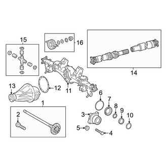 Toyota OE - Rear Suspension - Axle & Differential