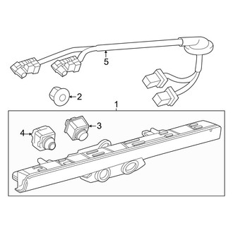 Toyota OE - Rear Lamps - High Mount Lamps