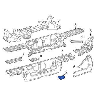 Toyota OE - Rear Tow Hook Cover