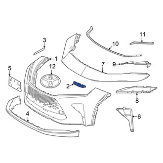 Toyota OE - Front Left Bumper Guide
