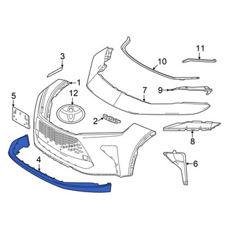 Toyota OE - Front Spoiler