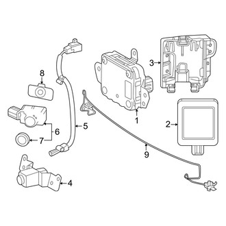 Toyota OE - Front Bumper & Grille - Electrical Components (Limited)