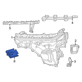 Toyota OE - Front Right Headlight Control Module