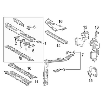 Toyota OE - Radiator Support